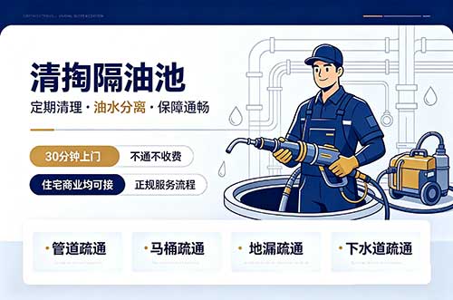 新余清掏隔油池